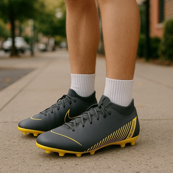 Nike Mercurial Superfly 7 Club MG Soccer Cleats Gray Size Mens 7 AH7362-070 - Picture 1 of 14